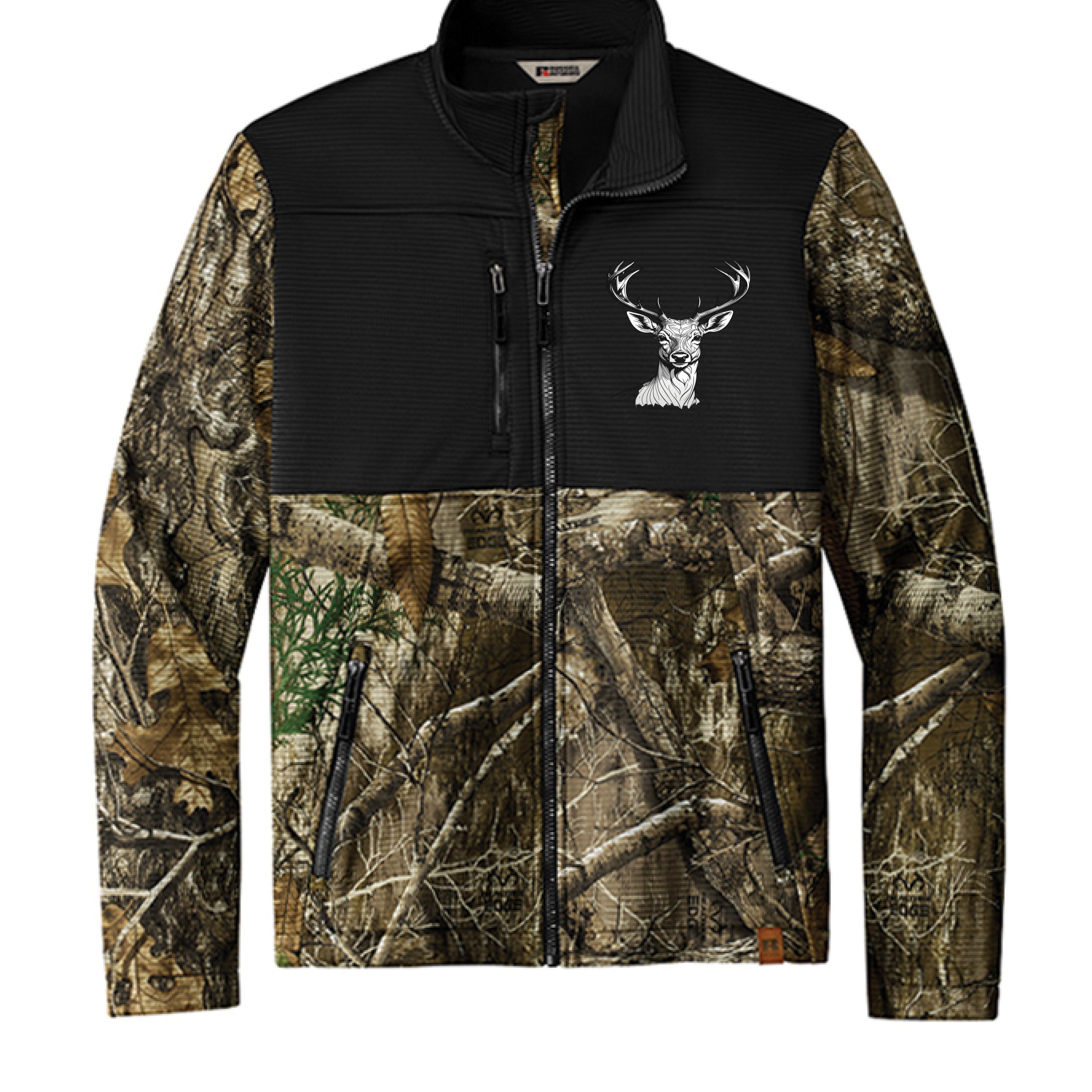 Camo Jacket With Deer Logo
