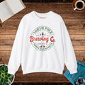 North Pole Brewing Christmas Sweatshirt - Cozy Holiday - DipaliZ