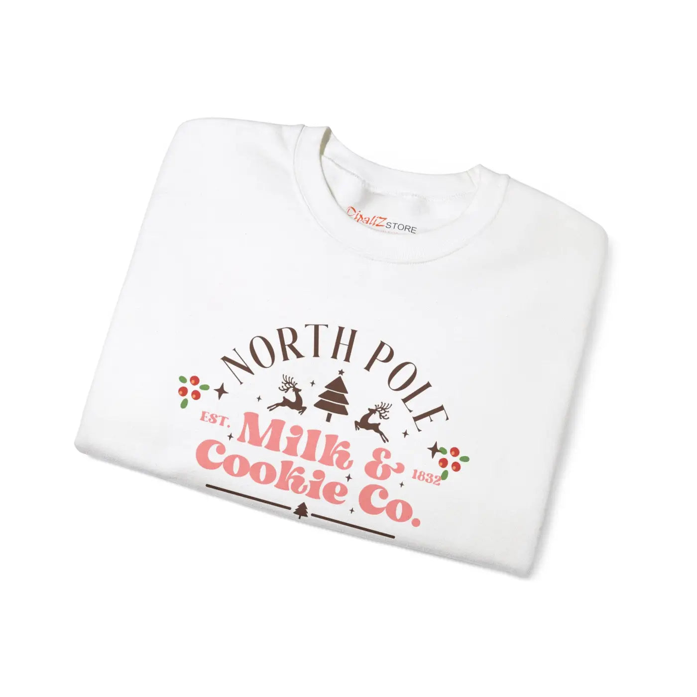 North Pole Vibes Crewneck Sweatshirt - Cozy Winter Style - DipaliZ