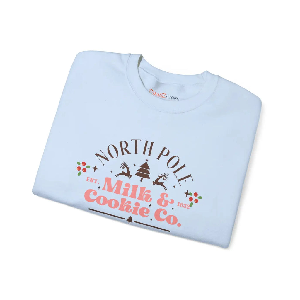 North Pole Vibes Crewneck Sweatshirt - Cozy Winter Style - DipaliZ