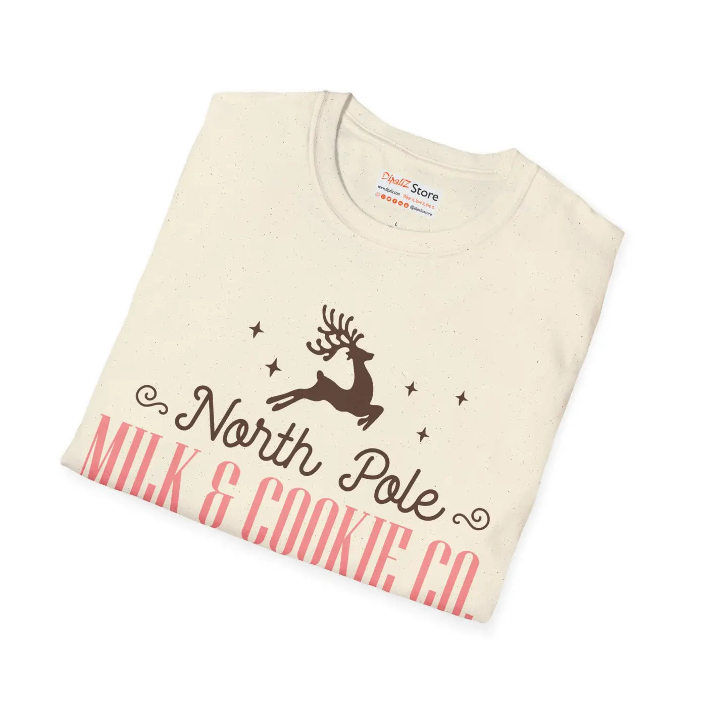 North Pole Christmas Tee - Festive Holiday Top - DipaliZ
