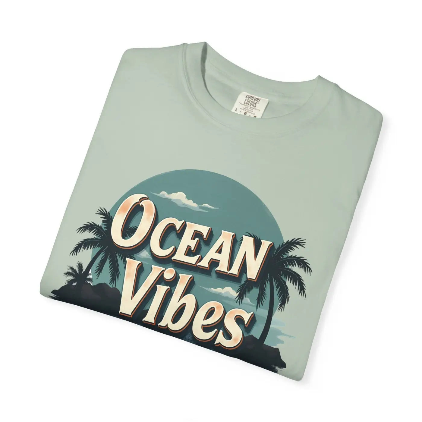 Ocean Vibes Unisex Garment-Dyed T-Shirt - Summer Ready - DipaliZ
