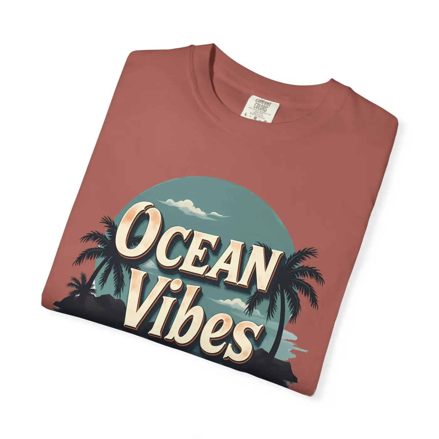 Ocean Vibes Unisex Garment-Dyed T-Shirt - Summer Ready - DipaliZ