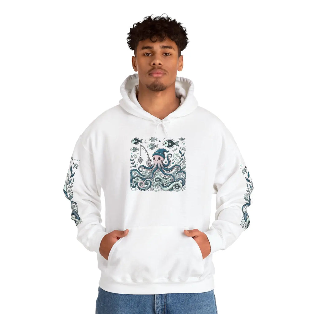 Oceanic Adventure Hoodie - Whale Art Beach Vibes - DipaliZ