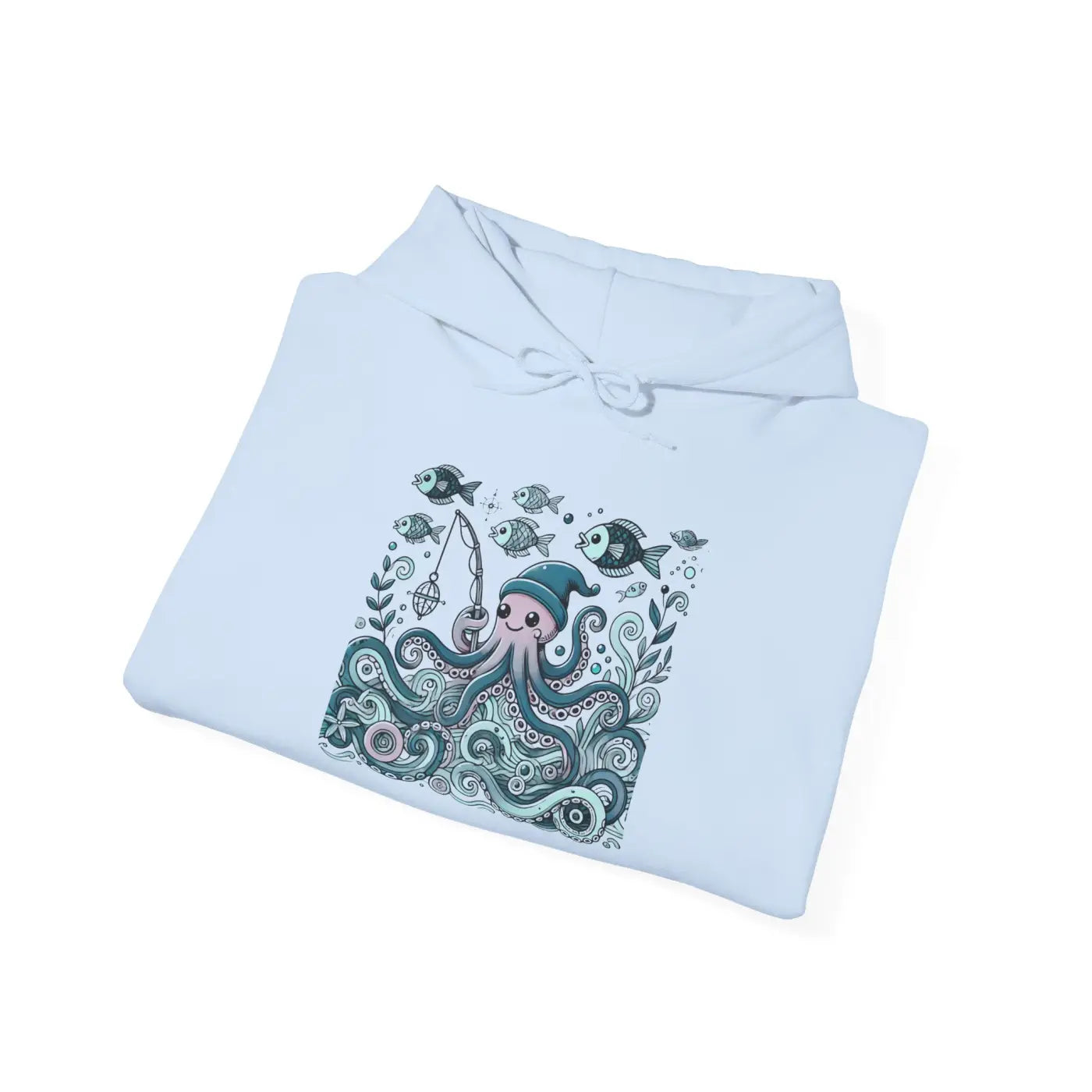 Oceanic Adventure Hoodie - Whale Art Beach Vibes - DipaliZ