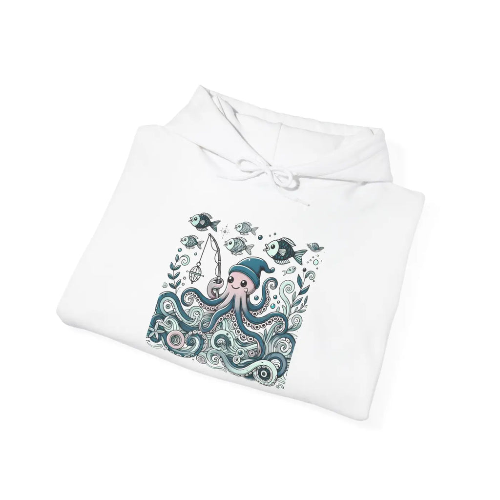 Oceanic Adventure Hoodie - Whale Art Beach Vibes - DipaliZ