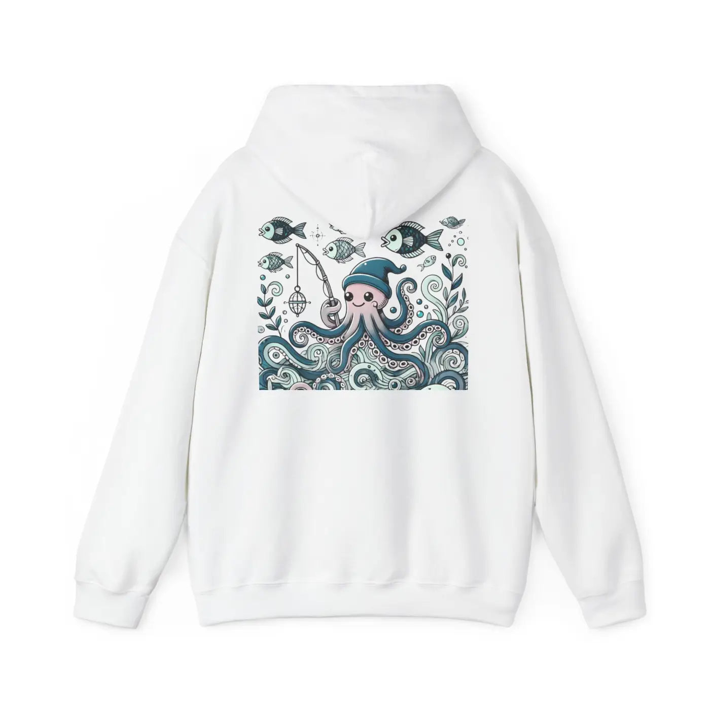 Oceanic Adventure Hoodie - Whale Art Beach Vibes - DipaliZ
