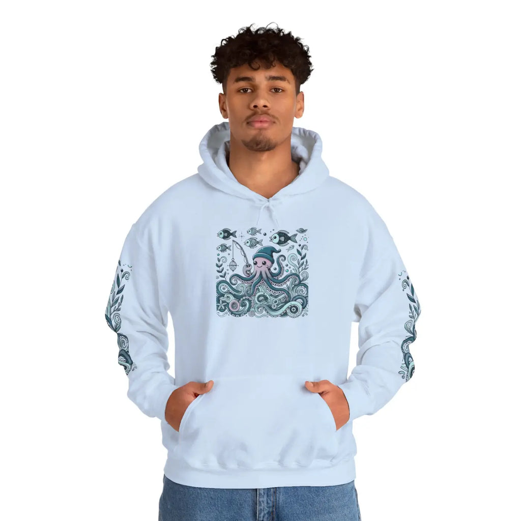 Oceanic Adventure Hoodie - Whale Art Beach Vibes - DipaliZ