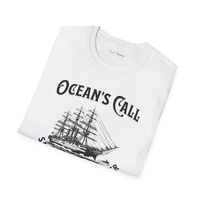 Oceans Call Tee - Sail Explore Discover Soft Cotton - DipaliZ