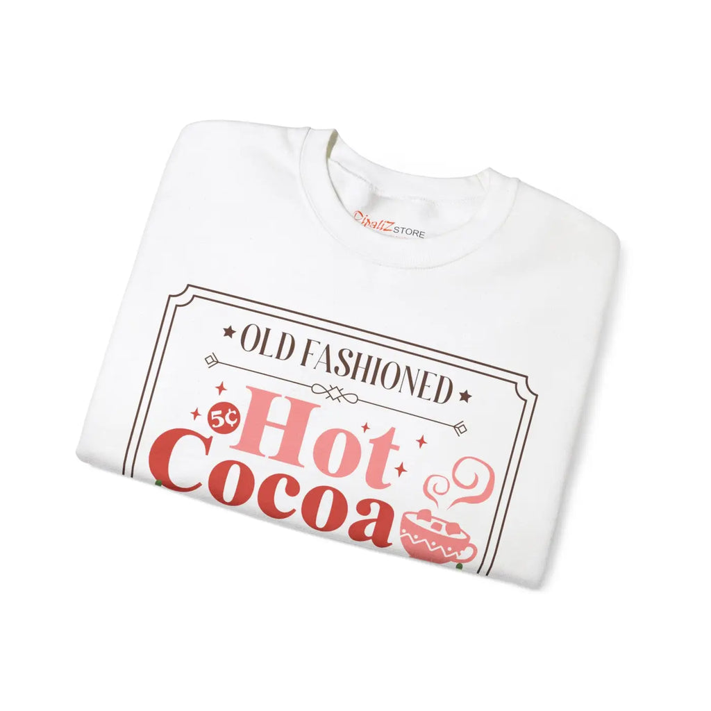 Old Fashioned Hot Cocoa Heavy Blend Crewneck Sweatshirt - DipaliZ