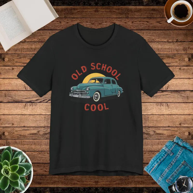 Vintage Car Tee - Old School Cool Unisex Jersey - DipaliZ