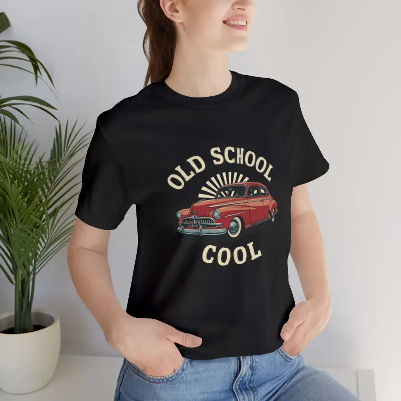 Old School Cool Car Enthusiasts Unisex Jersey Tee - DipaliZ