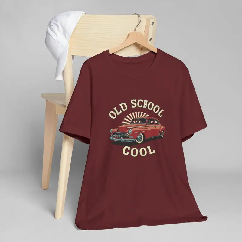 Old School Cool Car Enthusiasts Unisex Jersey Tee - DipaliZ