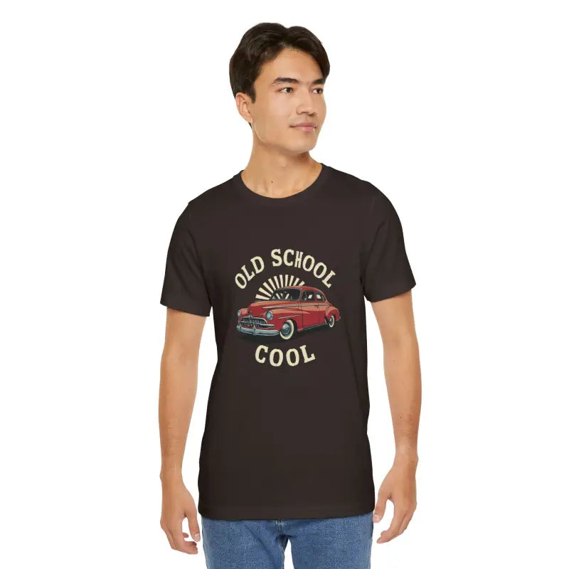 Old School Cool Car Enthusiasts Unisex Jersey Tee - DipaliZ
