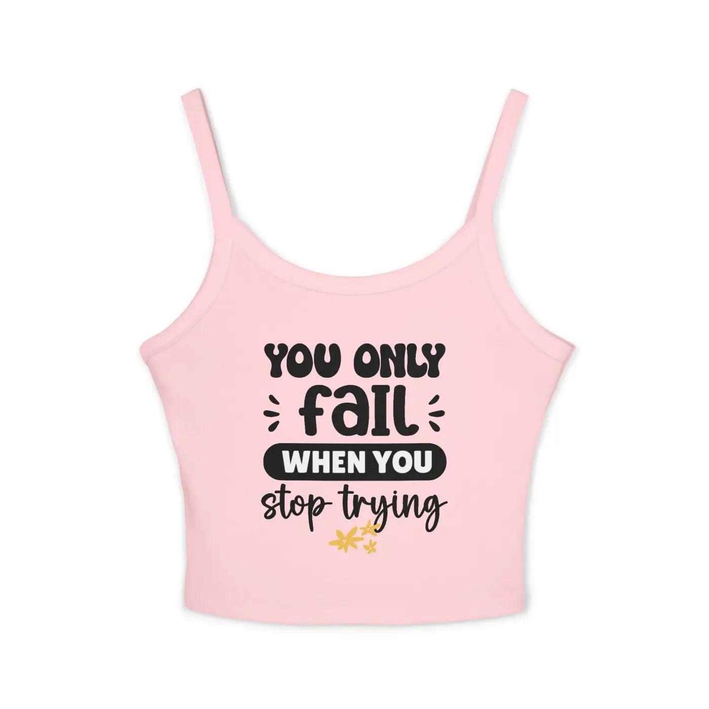 Spaghetti Strap Tank - Flattering Mid-Length Cut - DipaliZ