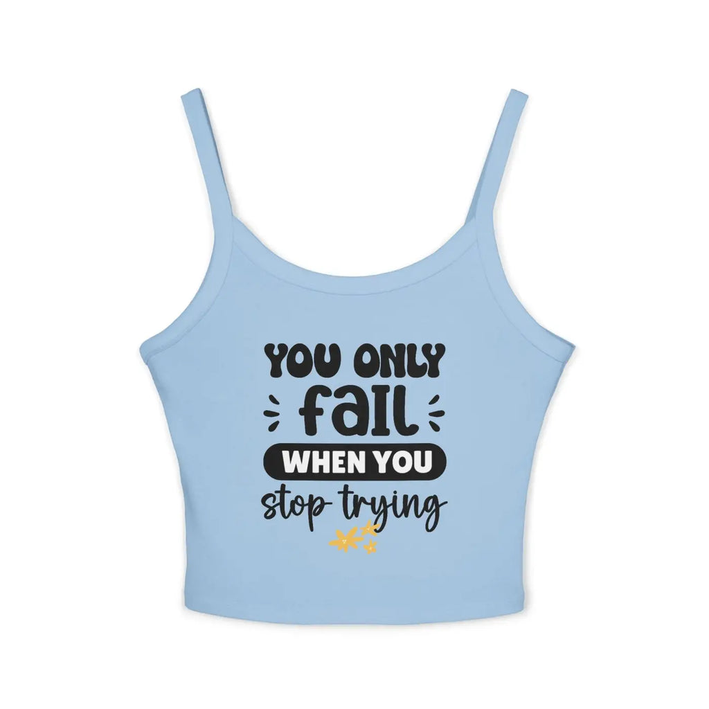 Spaghetti Strap Tank - Flattering Mid-Length Cut - DipaliZ