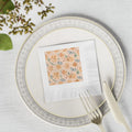 Coin-Edged White Paper Napkins - Elegant Dining - DipaliZ