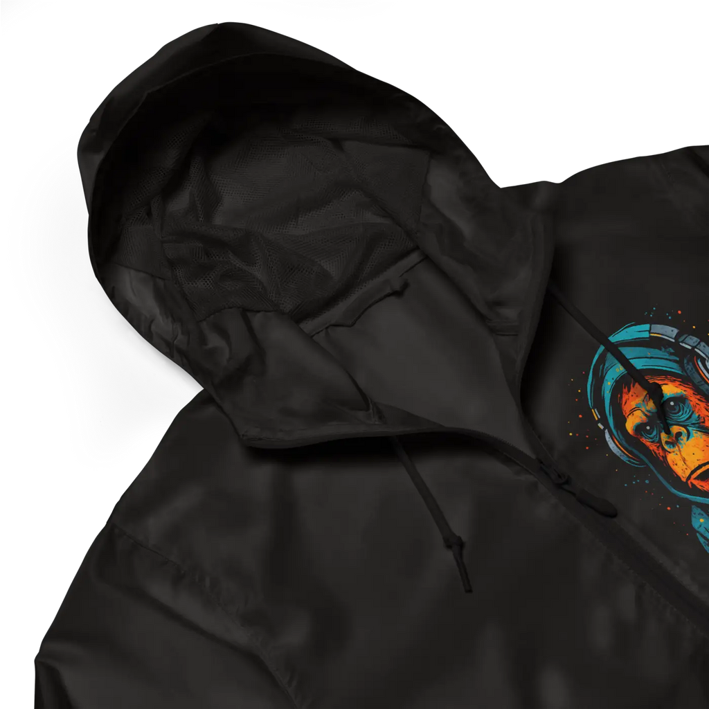 Unisex Lightweight Zip Windbreaker - Featherlight Shield - DipaliZ