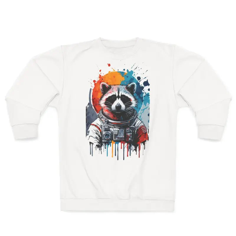 Racoon Space Suit Sweatshirt - All Over Print Unisex - DipaliZ