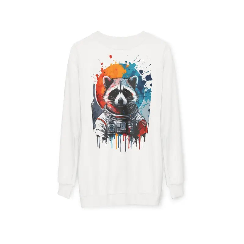 Racoon Space Suit Sweatshirt - All Over Print Unisex - DipaliZ
