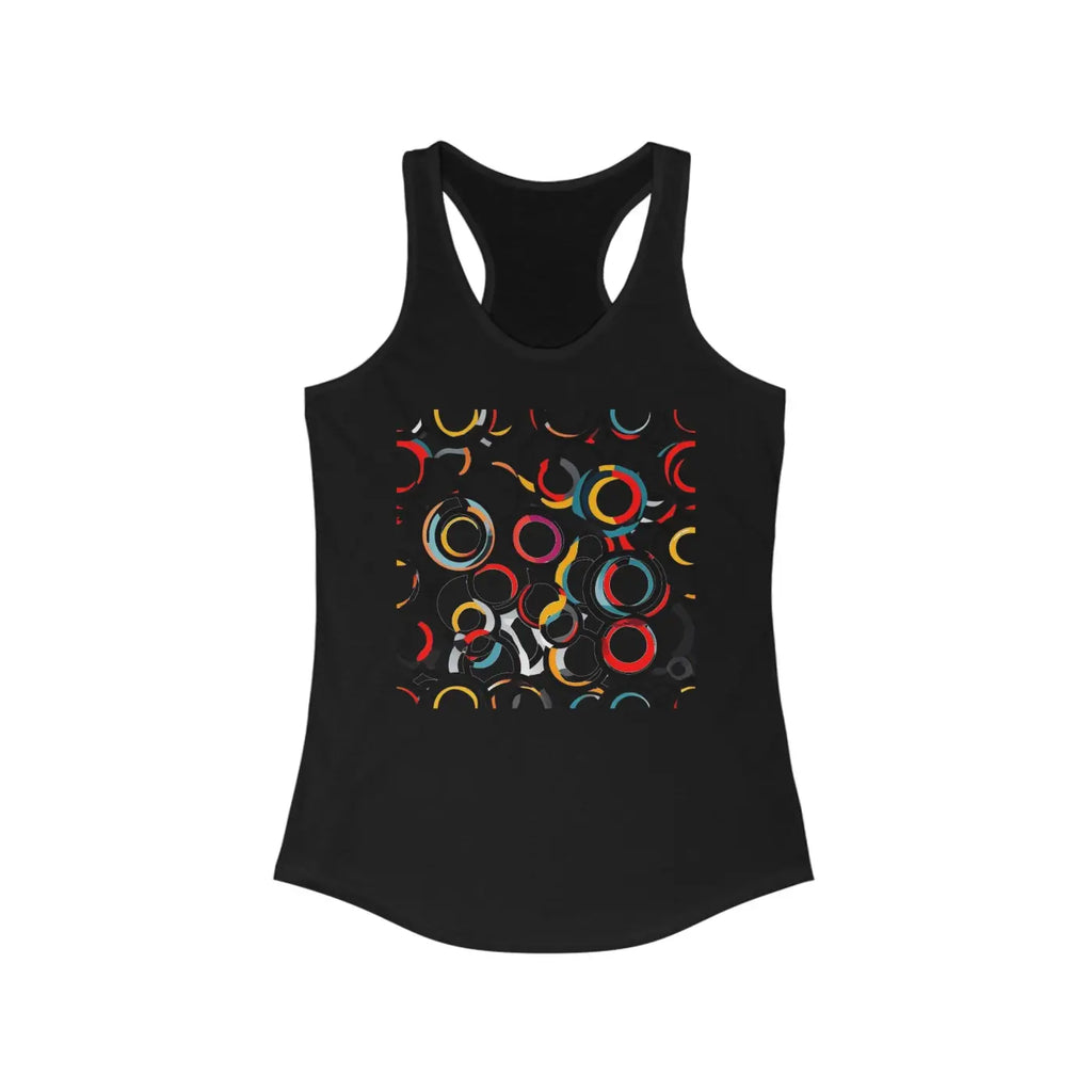 Eye-Catching Overlapping Circles Racerback Tank - DipaliZ