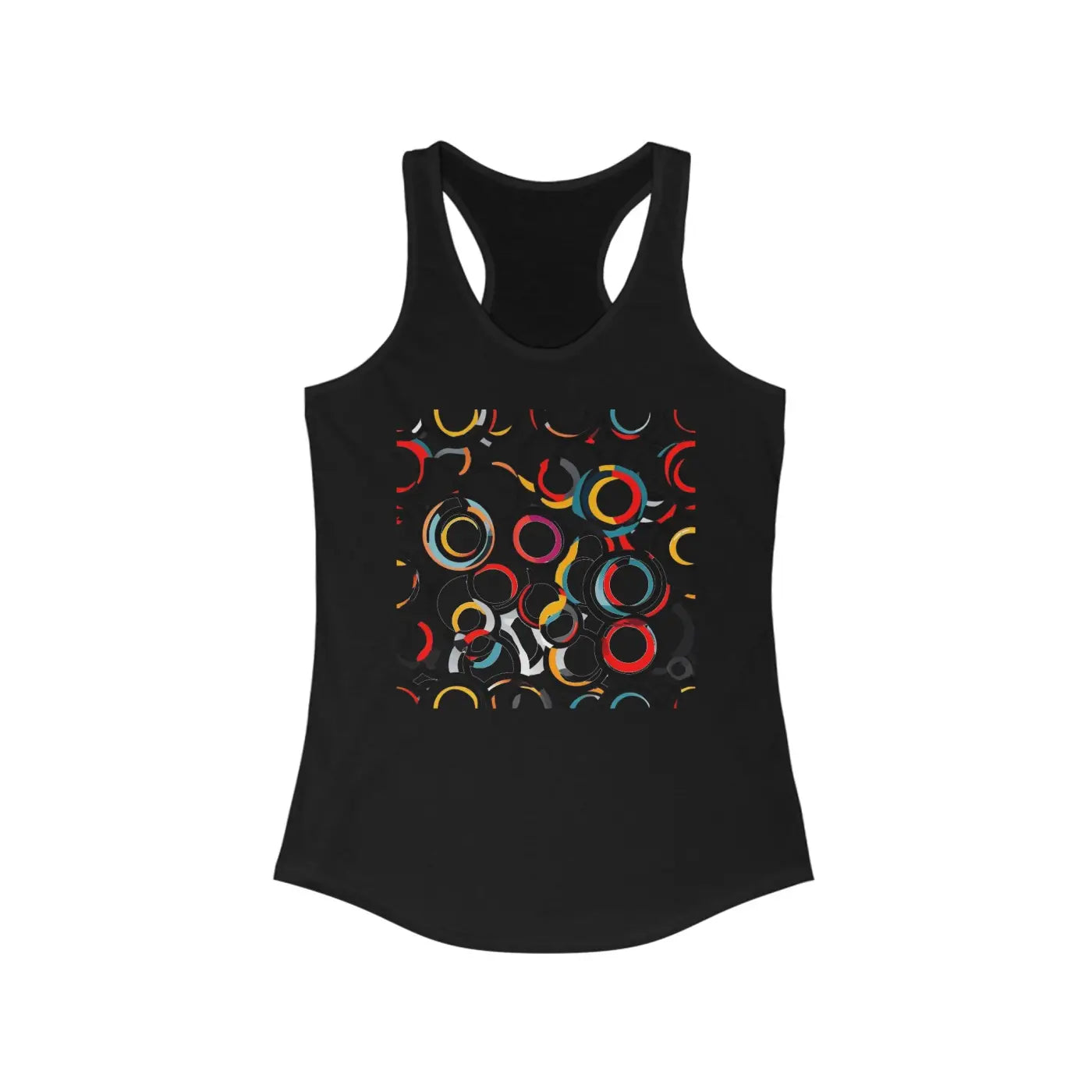 Eye-Catching Overlapping Circles Racerback Tank - DipaliZ