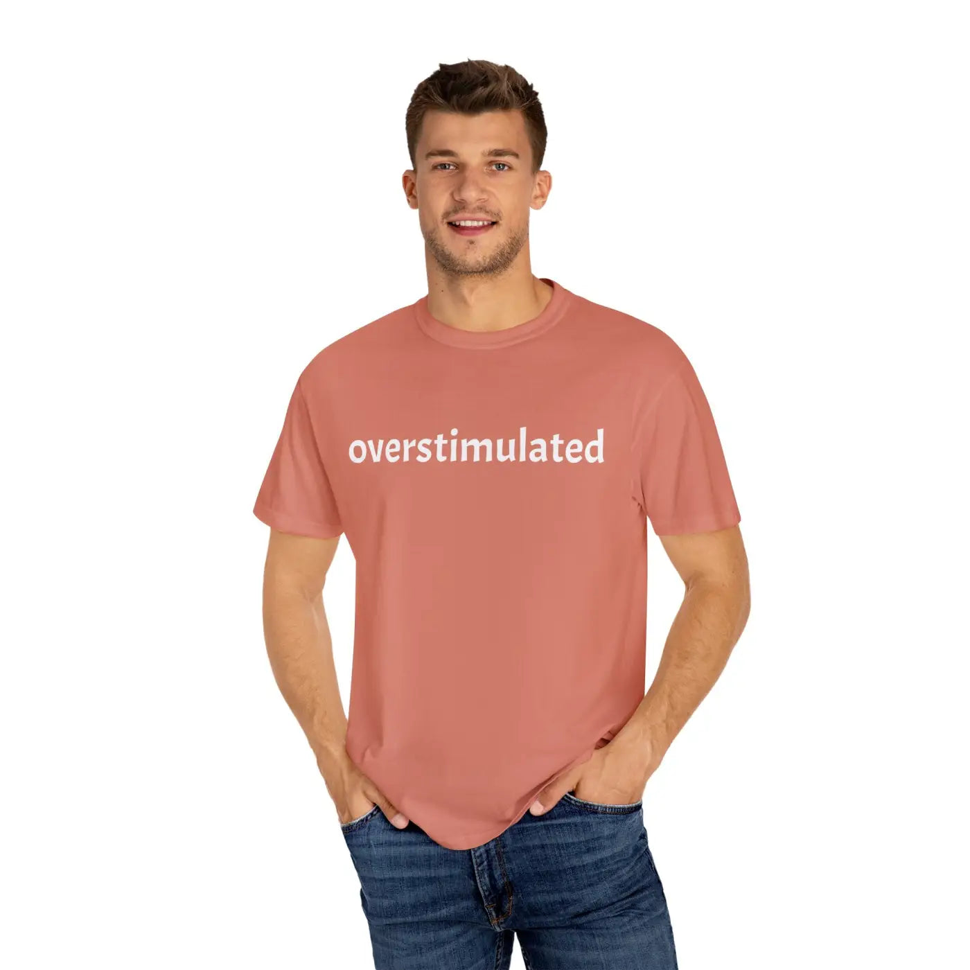 Garment-Dyed T-Shirt - Trendy Unisex Tee for Summer - DipaliZ