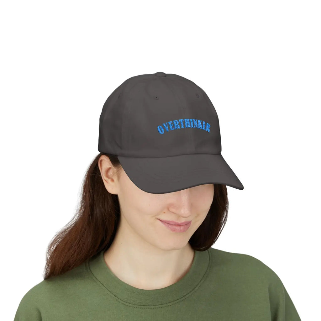 Overthinker Classic Dad Cap - Effortless Everyday White - DipaliZ