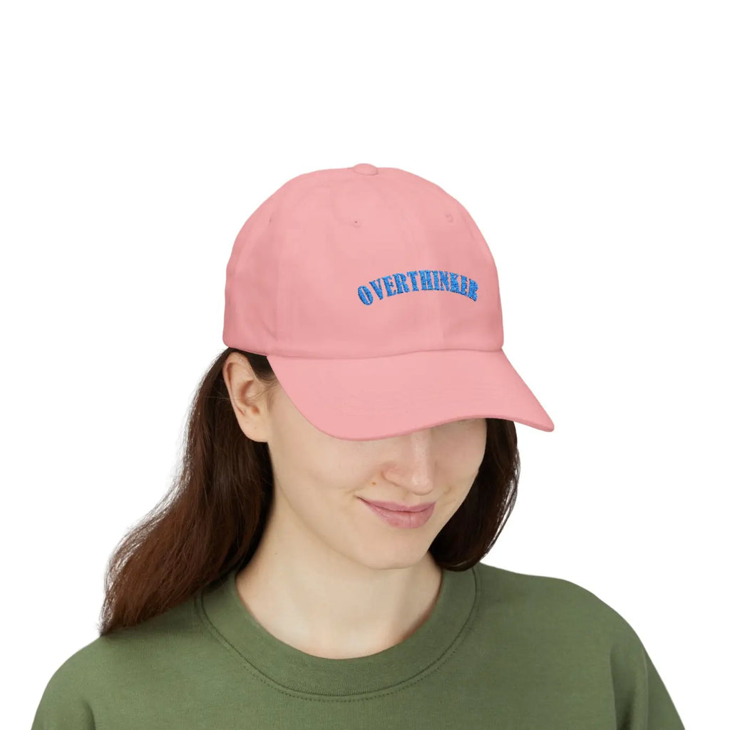 Overthinker Classic Dad Cap - Effortless Everyday White - DipaliZ