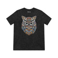 Majestic Owl Triblend Tee - Intricate Art Design - DipaliZ