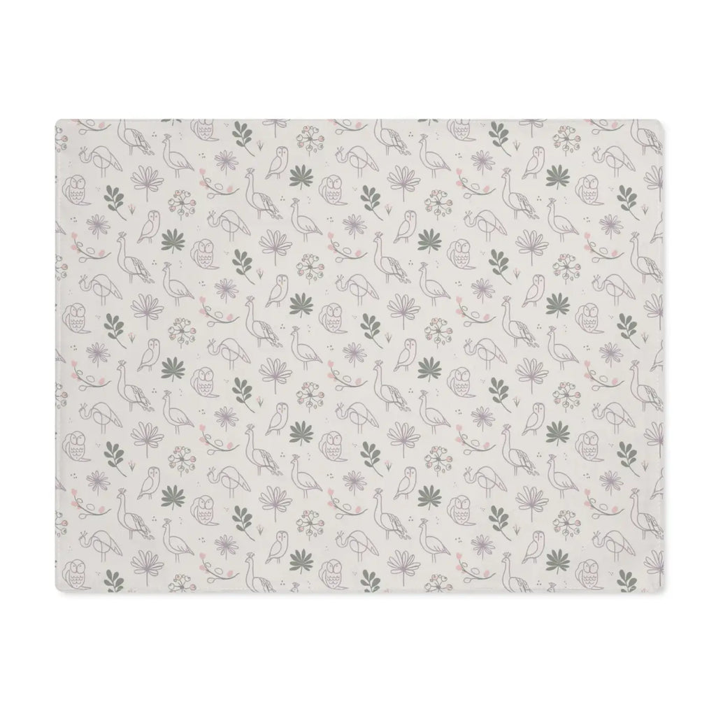 Durable Cotton Placemats - Nature and Animals Design - DipaliZ