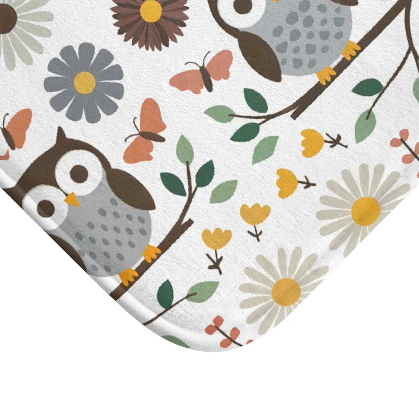 Owl Bath Mat - Hoot-tastic Cozy Design - DipaliZ