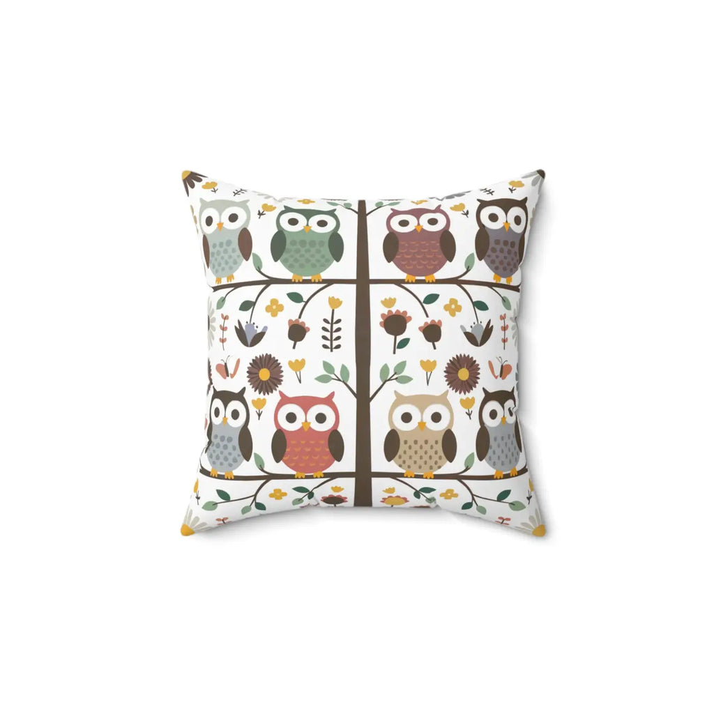 Sustainable Owl Pillows - Hoot-tastic Cozy Comfort - DipaliZ