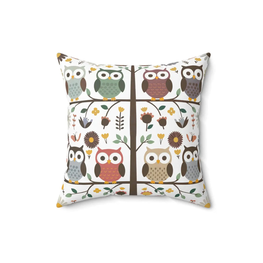 Sustainable Owl Pillows - Hoot-tastic Cozy Comfort - DipaliZ