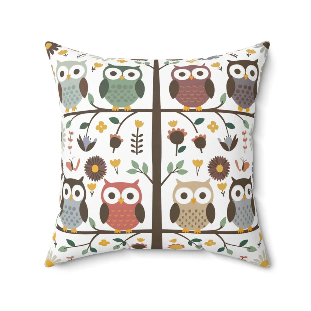 Sustainable Owl Pillows - Hoot-tastic Cozy Comfort - DipaliZ