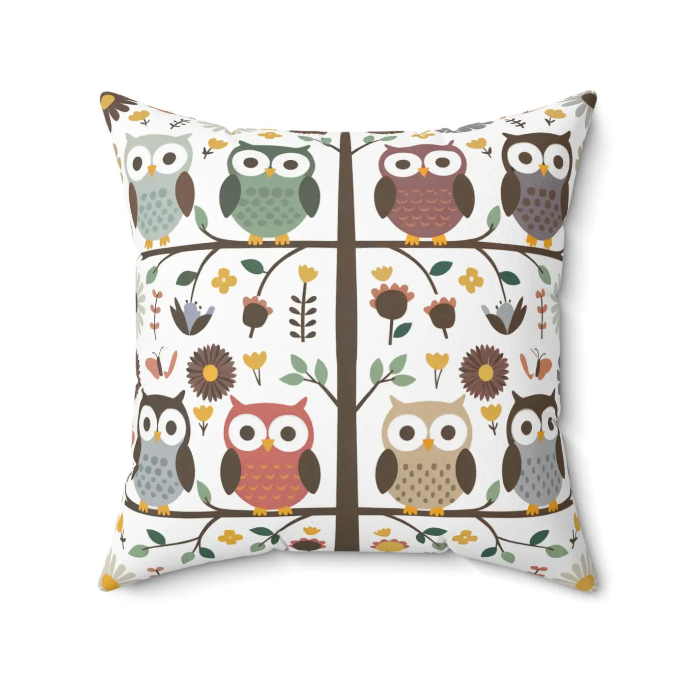 Sustainable Owl Pillows - Hoot-tastic Cozy Comfort - DipaliZ
