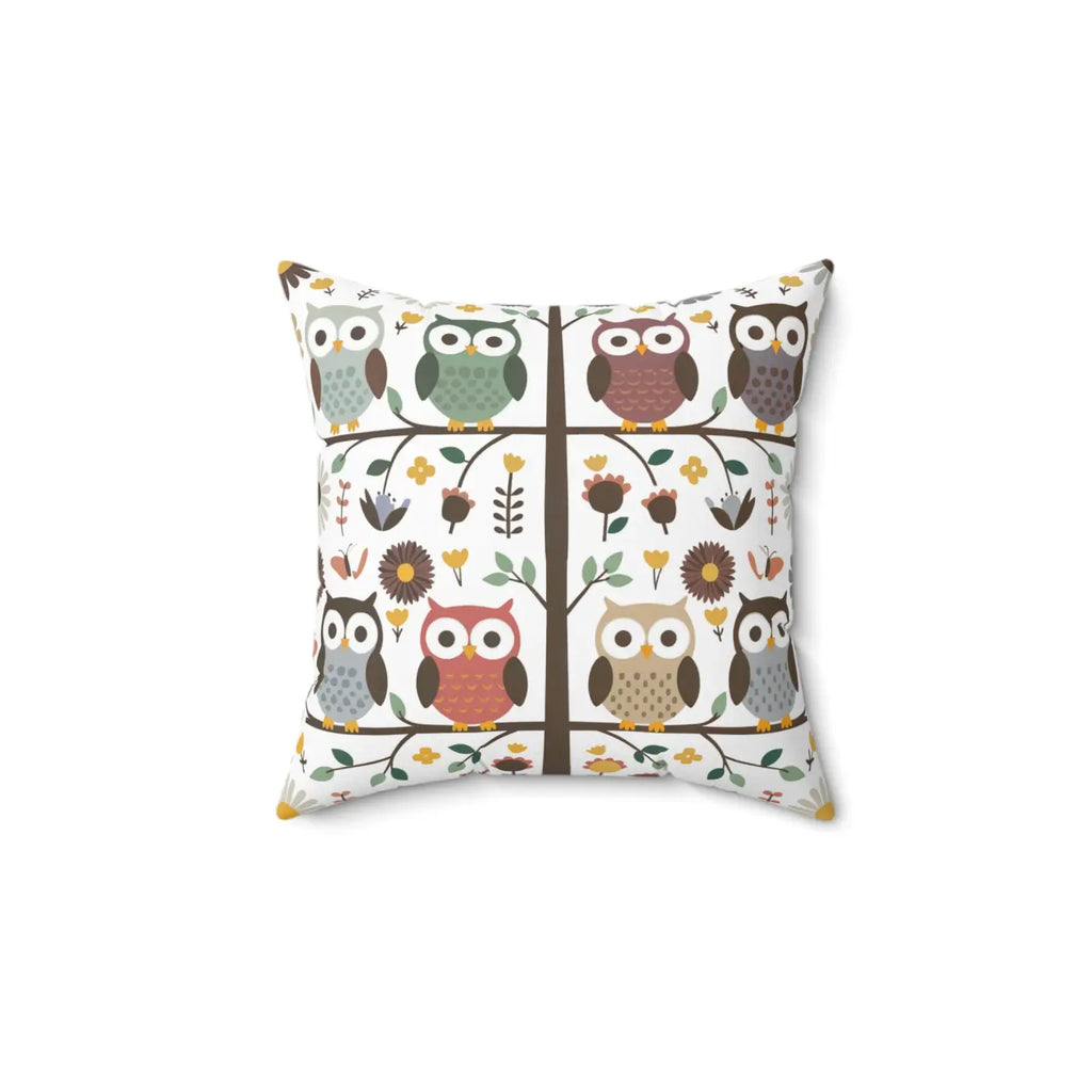 Sustainable Owl Pillows - Hoot-tastic Cozy Comfort - DipaliZ
