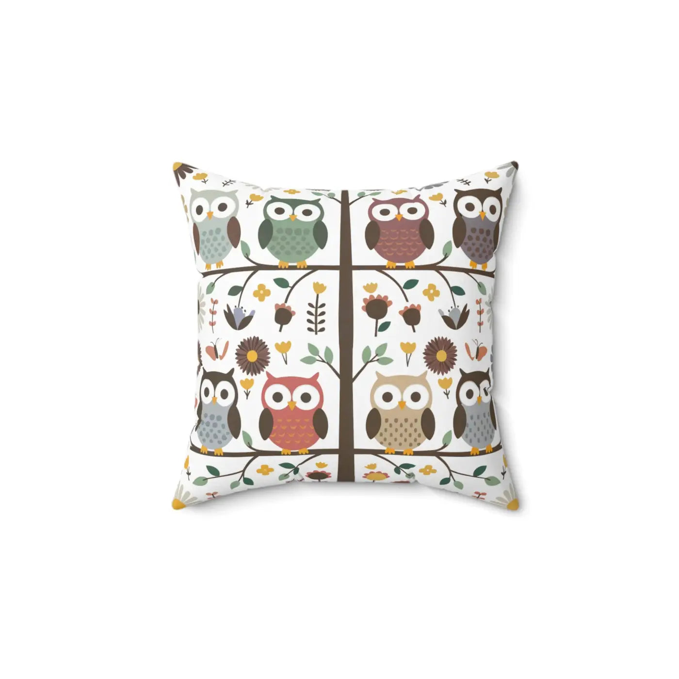Sustainable Owl Pillows - Hoot-tastic Cozy Comfort - DipaliZ