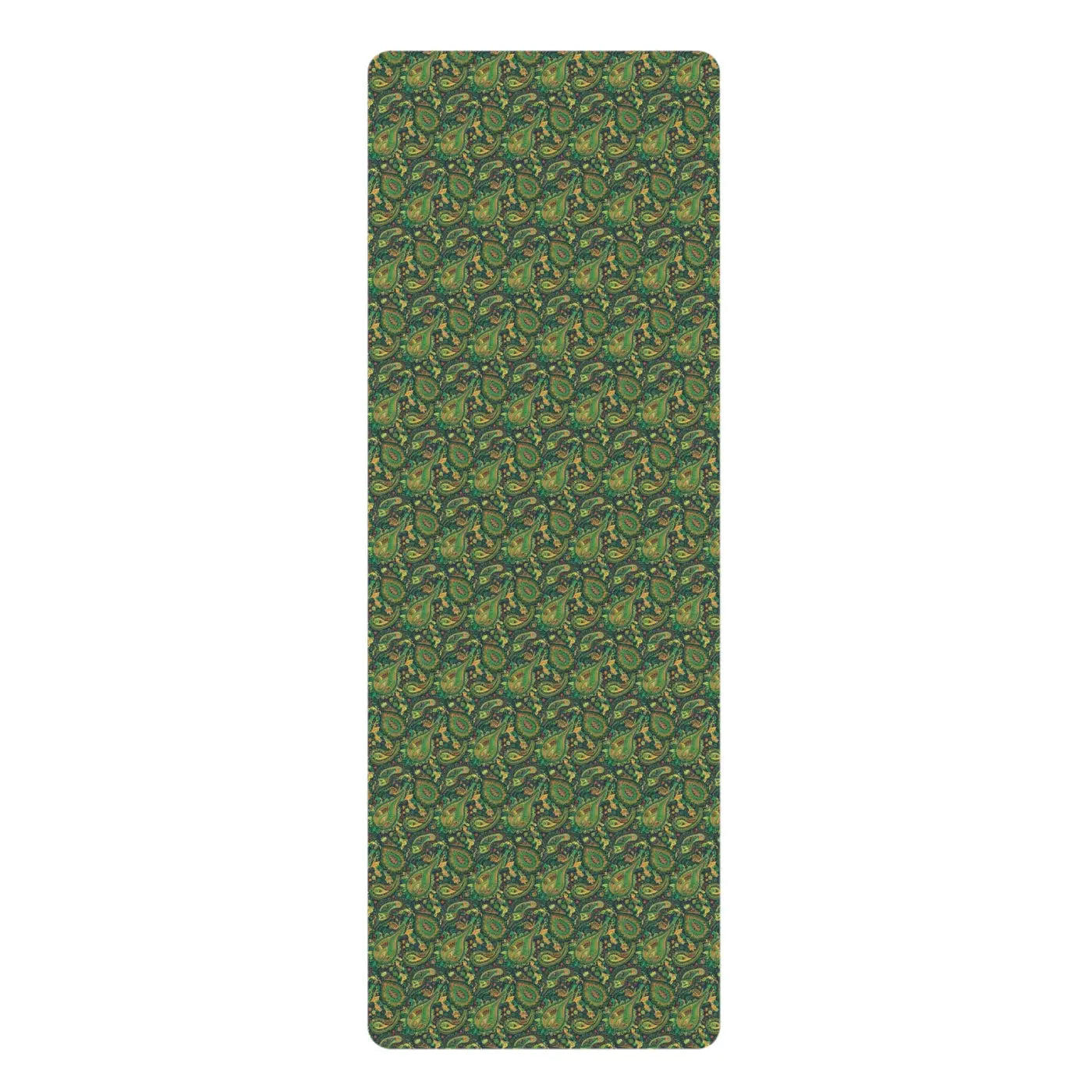 Paisley Rubber Yoga Mat - High Definition Print - DipaliZ