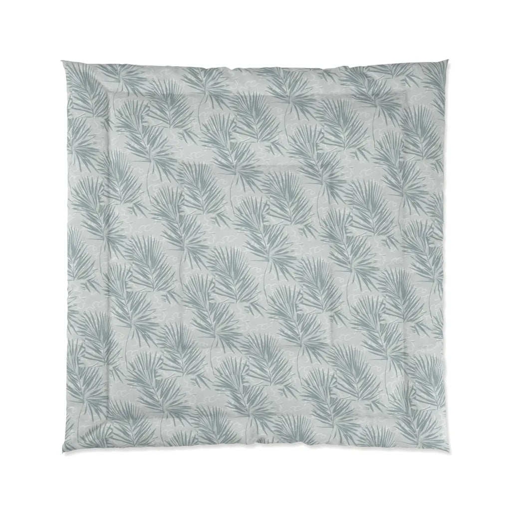Luxurious Palm Leaves Polyester Comforter - Tropical Escape - DipaliZ