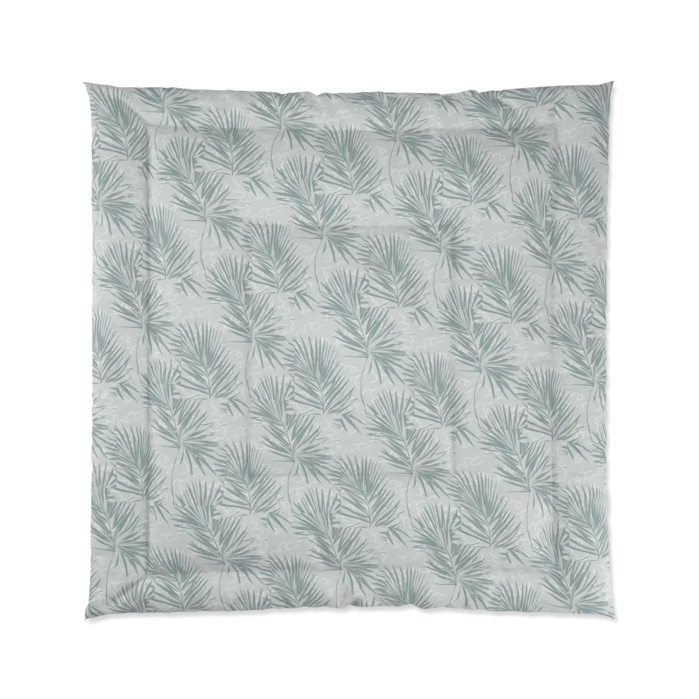 Luxurious Palm Leaves Polyester Comforter - Tropical Escape - DipaliZ
