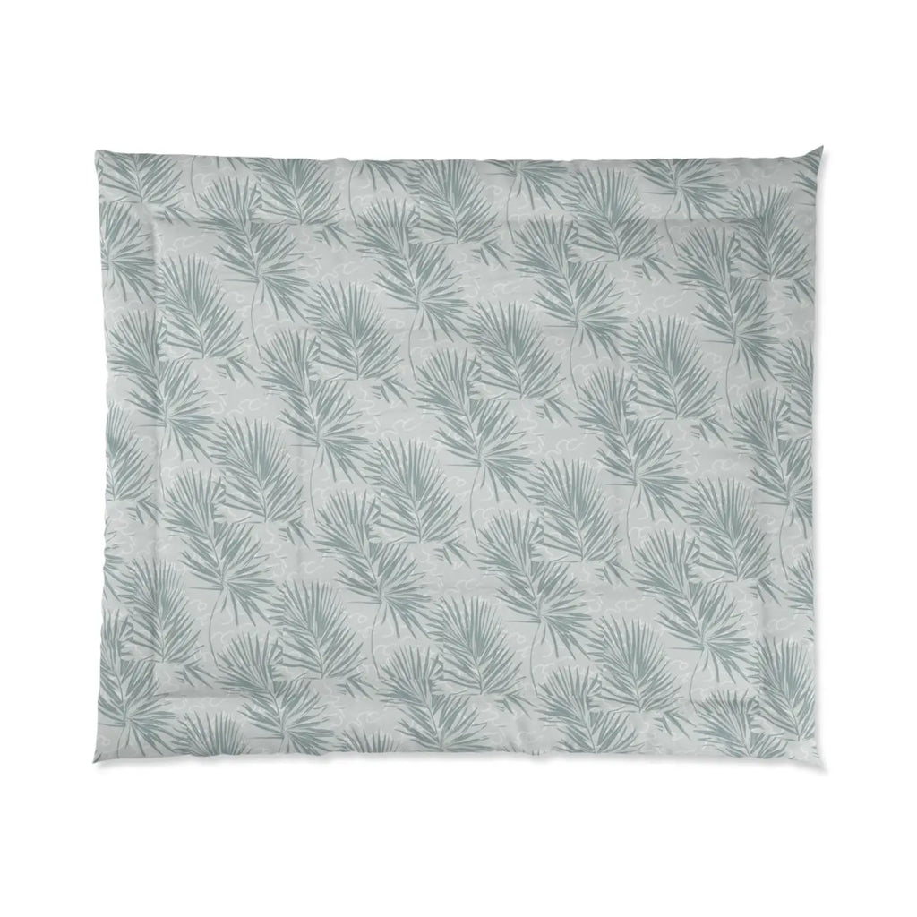 Luxurious Palm Leaves Polyester Comforter - Tropical Escape - DipaliZ