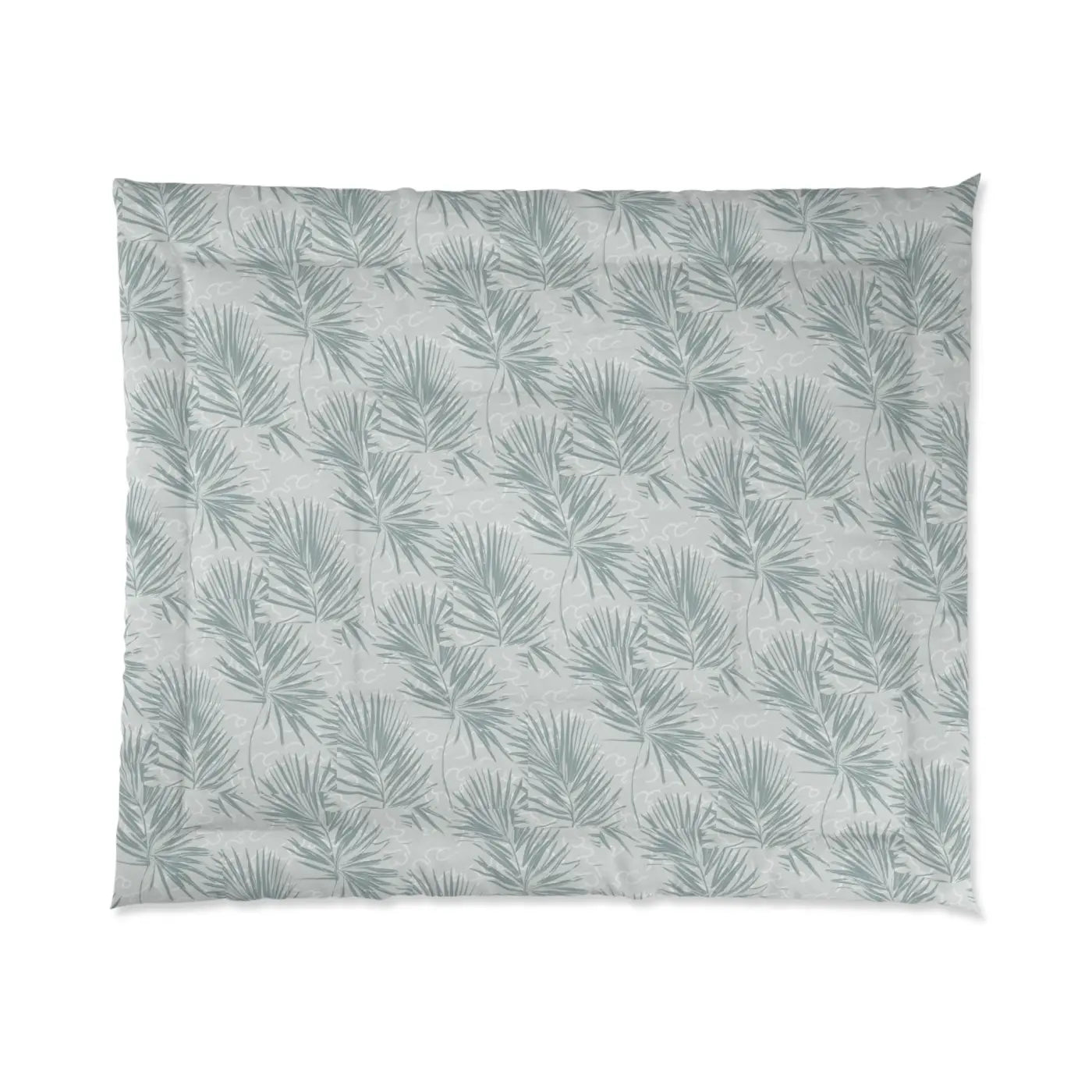Luxurious Palm Leaves Polyester Comforter - Tropical Escape - DipaliZ
