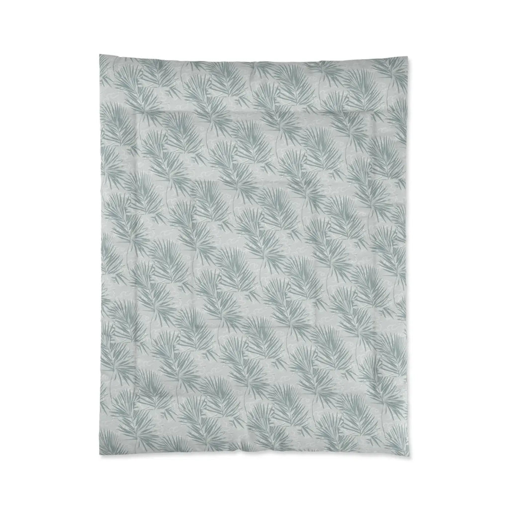Luxurious Palm Leaves Polyester Comforter - Tropical Escape - DipaliZ