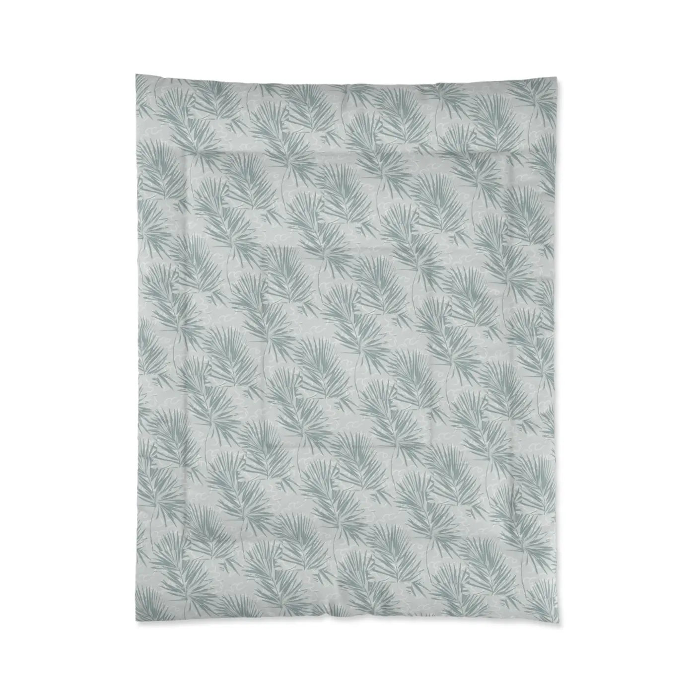 Luxurious Palm Leaves Polyester Comforter - Tropical Escape - DipaliZ