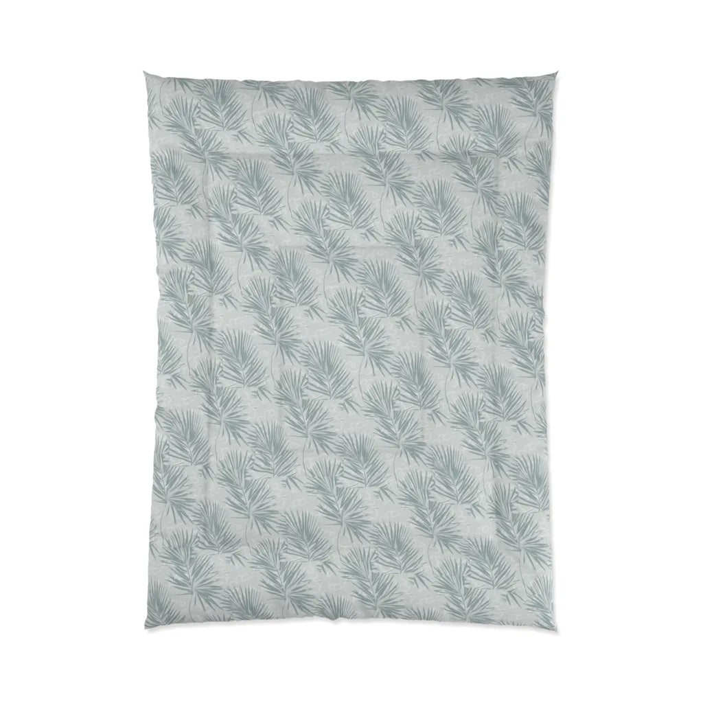 Luxurious Palm Leaves Polyester Comforter - Tropical Escape - DipaliZ