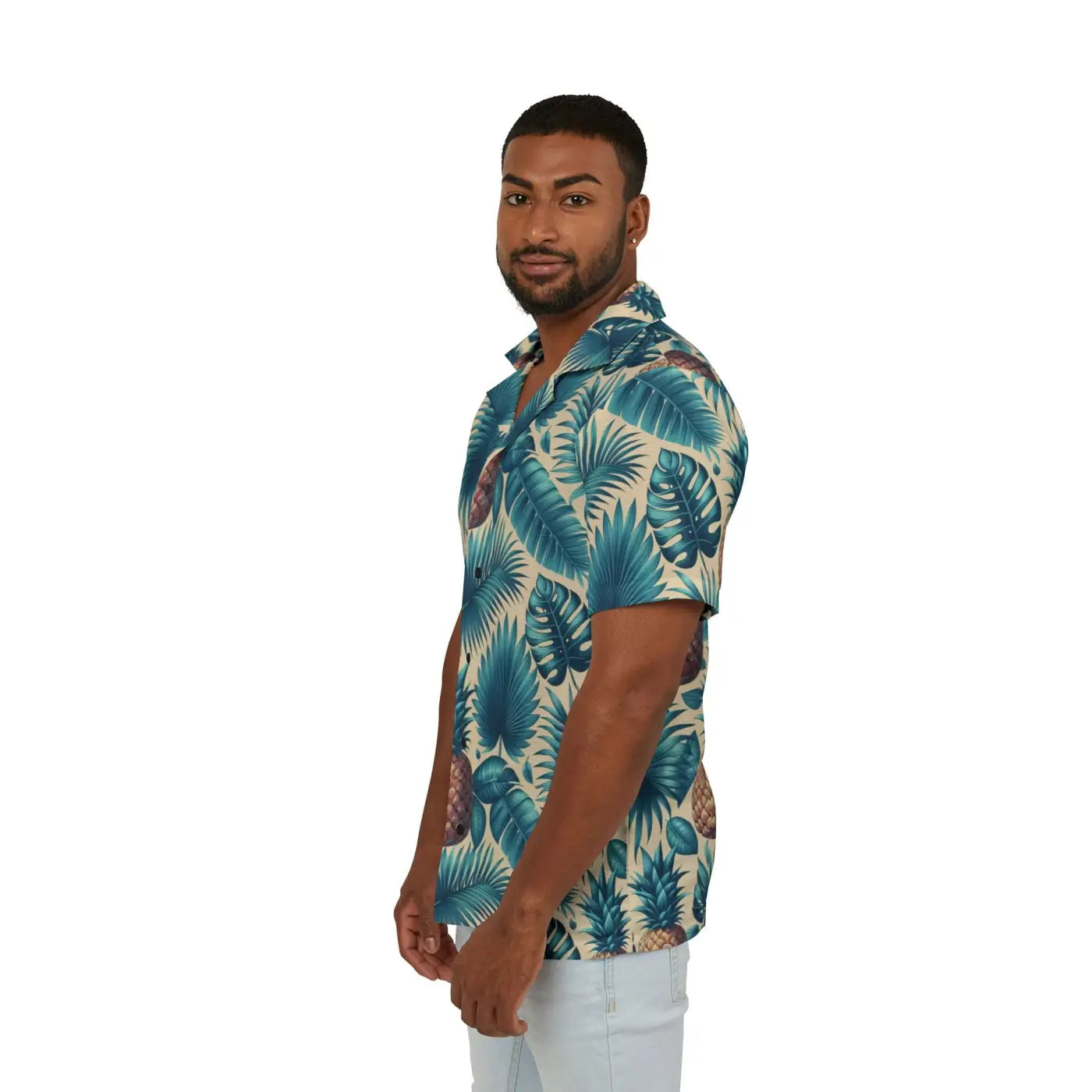 Tropical Hawaiian Camp Shirt - Vibrant Men's Summer Style - DipaliZ