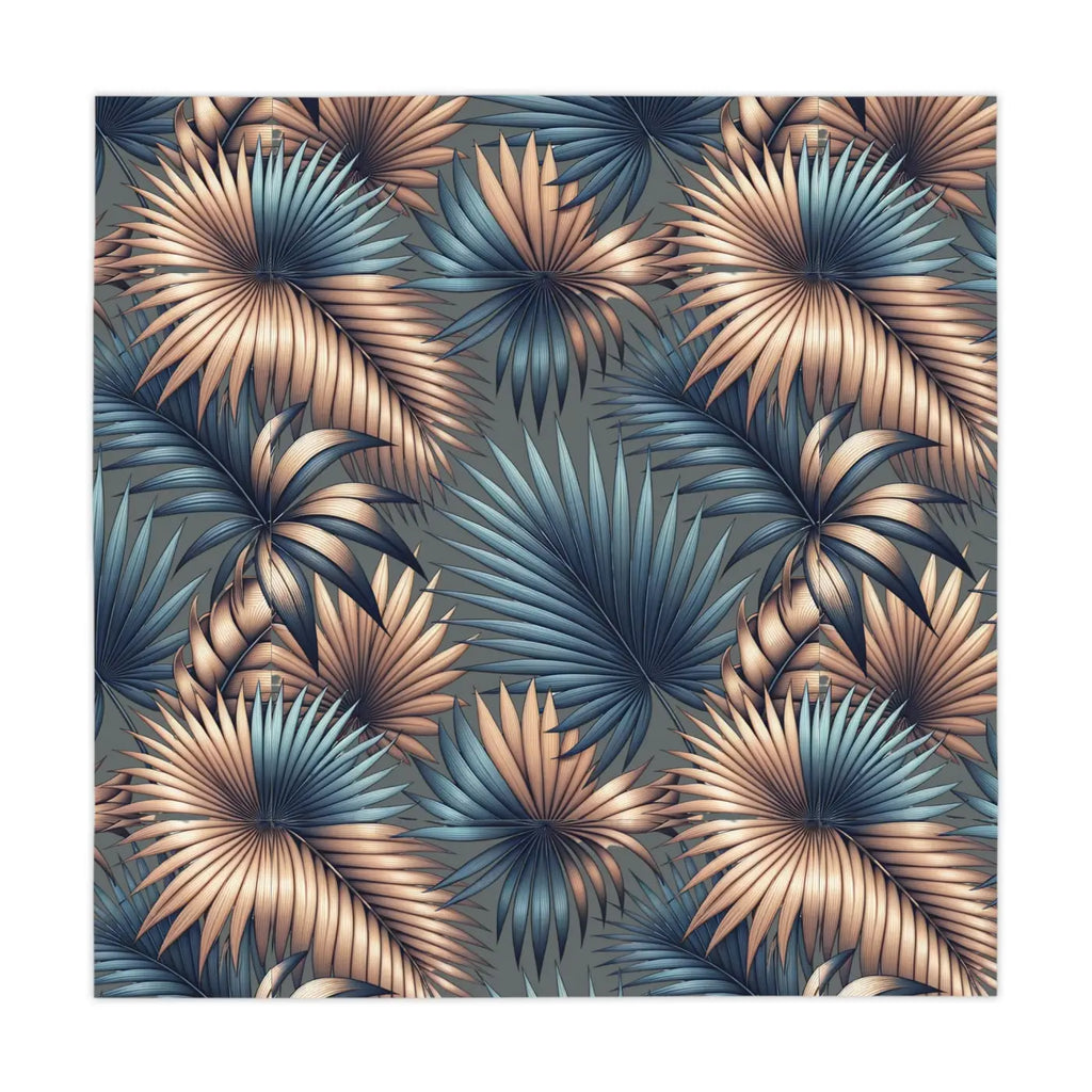 Tropical Palm Leaves Tablecloth - Dining Decor - DipaliZ
