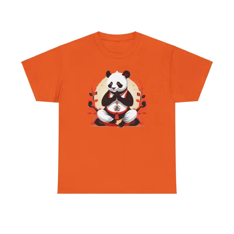 Panda Yoga Unisex Deluxe Tee - Combed Ringspun Cotton - DipaliZ