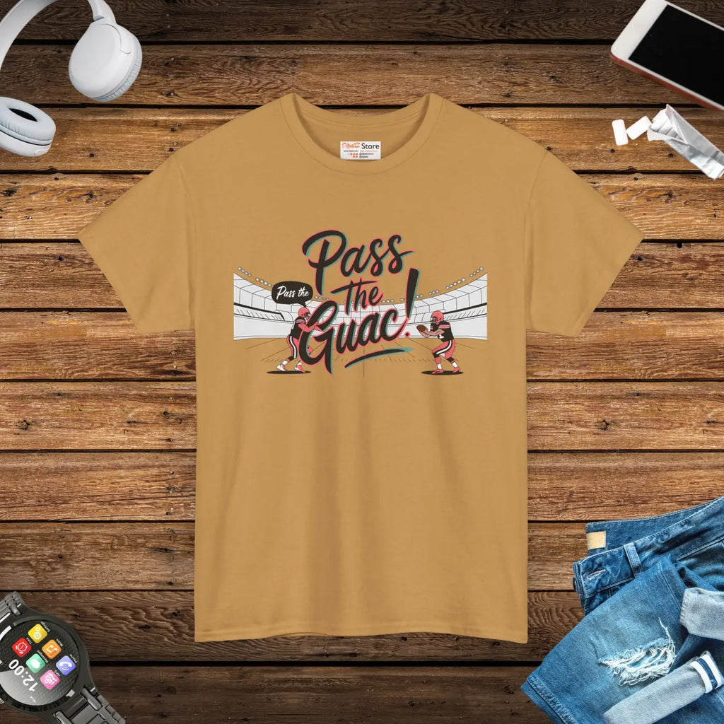 Pass the Guac Unisex Heavy Cotton Tee - Super Football - DipaliZ